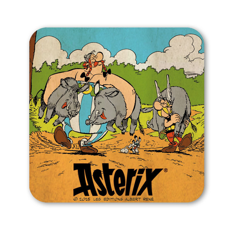 ASTERIX BOAR HUNTING COASTER