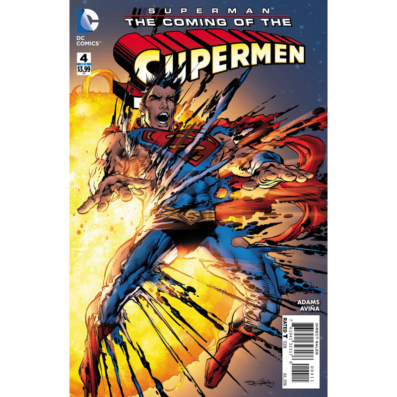 SUPERMAN THE COMING OF THE SUPERMEN 4  OF 6 