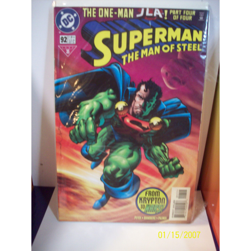SUPERMAN THE MAN OF STEEL 92  001 