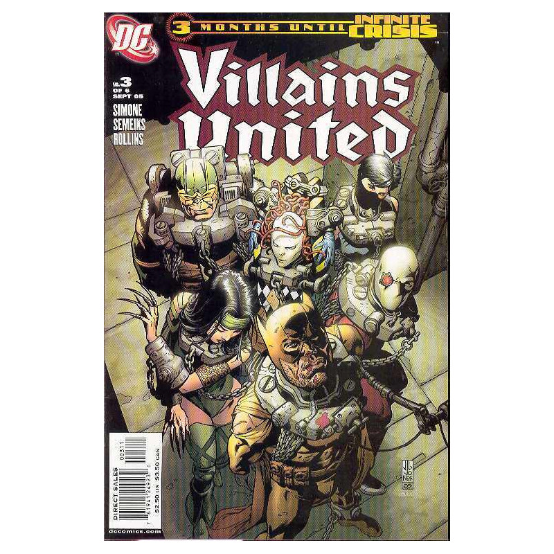 VILLAINS UNITED 3  OF 6 