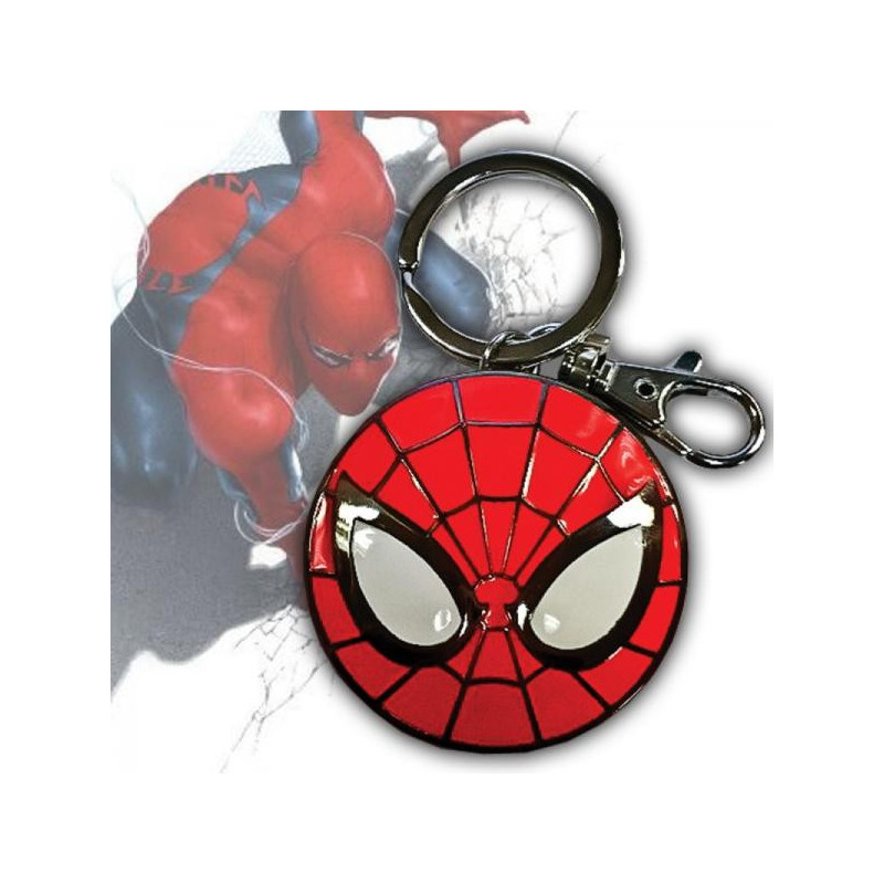 SPIDER MAN LOGO METAL KEYCHAIN