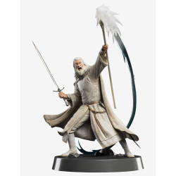 GANDALF LE BLANC LE SEIGNEUR DES ANNEAUX FIGURES OF FANDOM STATUE PVC 