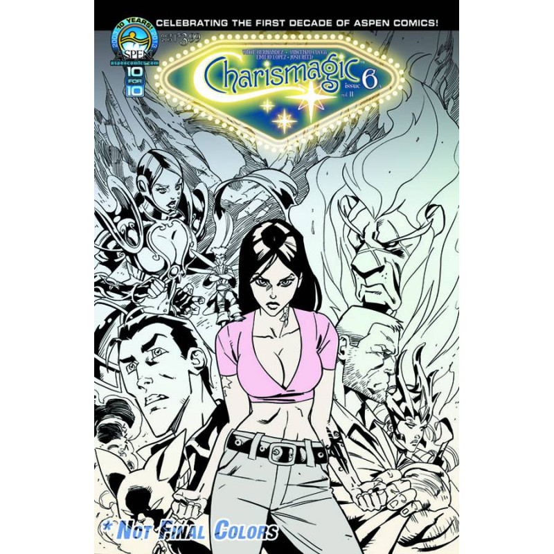 CHARISMAGIC VOL 2 ISSUE 6  OF 6  DIRECT MARKET CVR A CUCCA