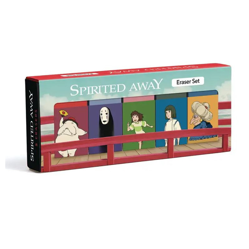 SPIRITED AWAY 5PC BOXED ERASER SET