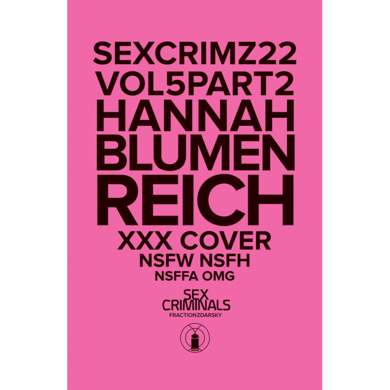 SEX CRIMINALS 22 XXX HANNAH BLUMENREICH VAR  MR 