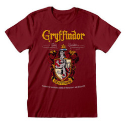 HARRY POTTER GRYFFINDOR RED CREST TSHIRT TAILLE L