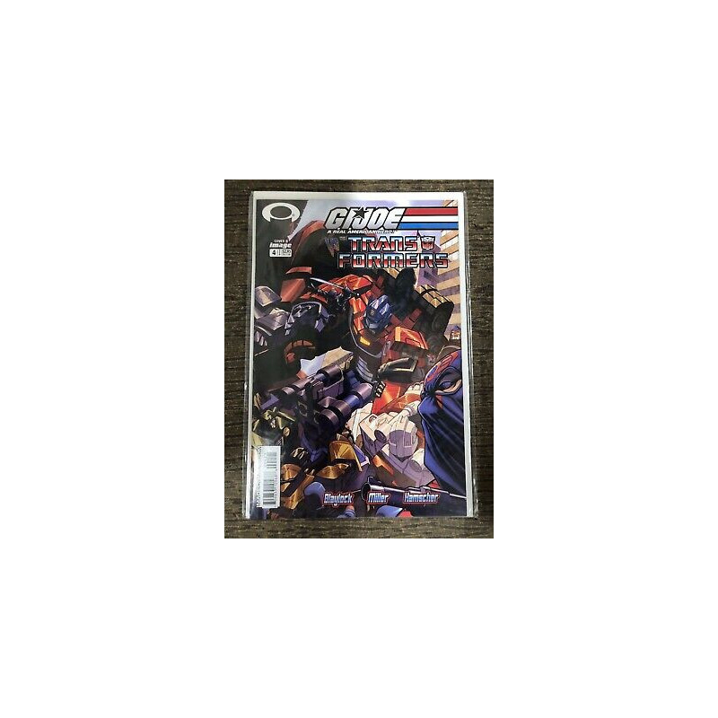 GI JOE TRANSFORMERS BROOKS CVR ISSUE 4  OF 6 