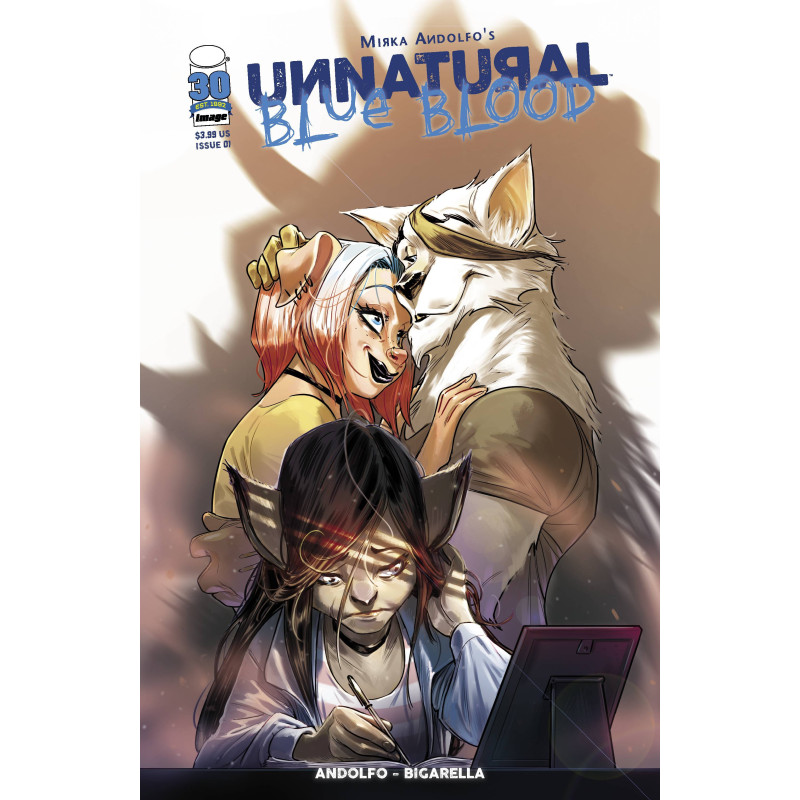 UNNATURAL BLUE BLOOD  1  OF 10  CVR B BIGARELLA  MR 