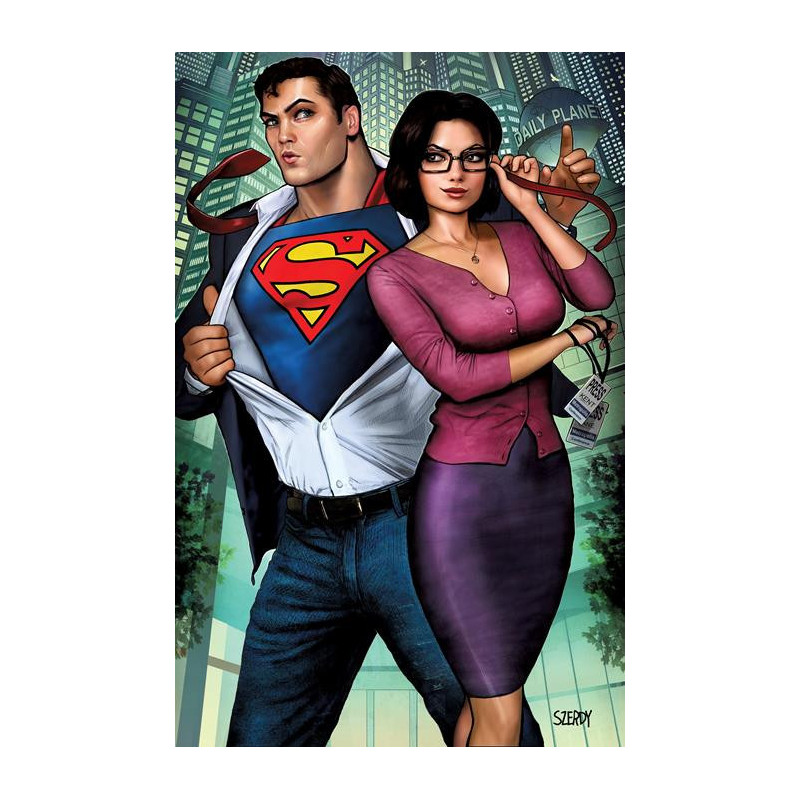 ACTION COMICS  1047 CVR B NATHAN SZERDY CARD STOCK VAR