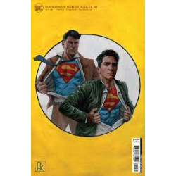 SUPERMAN SON OF KALEL  16 CVR B ARIEL COLON CARD STOCK VAR  KALEL RETU