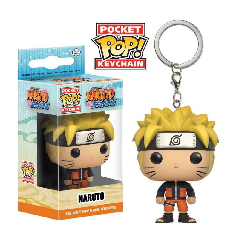 NARUTO NARUTO SHIPPUDEN PORTECLES POCKET POP VINYL 4 CM