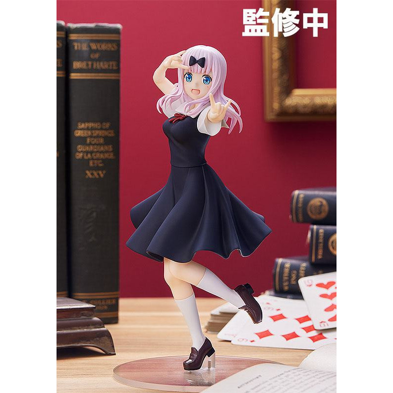 CHIKA FUJIWARA KAGUYASAMA LOVE IS WAR STATUE PVC POP UP PARADE 17 CM
