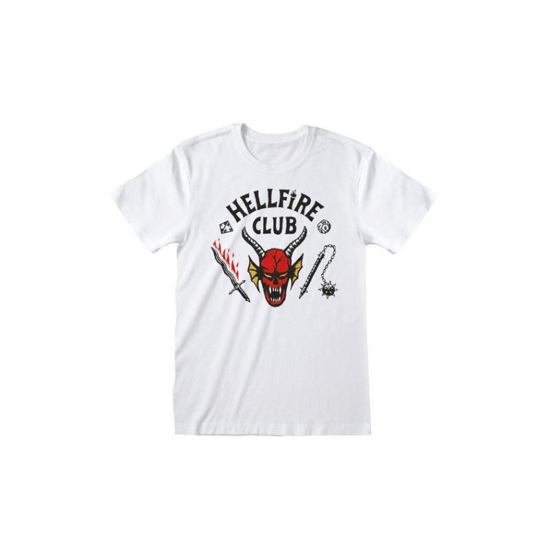 HELLFIRE CLUB WHITE TSHIRT TAILLE M