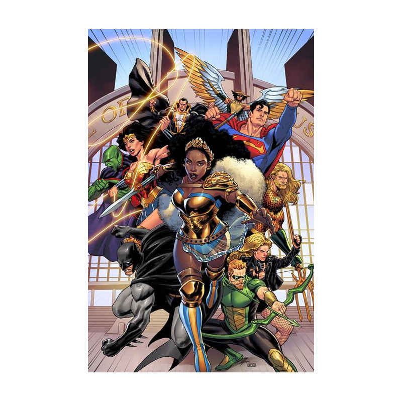 NUBIA AND THE JUSTICE LEAGUE SPECIAL  1  ONE SHOT  CVR A TRAVIS MOORE