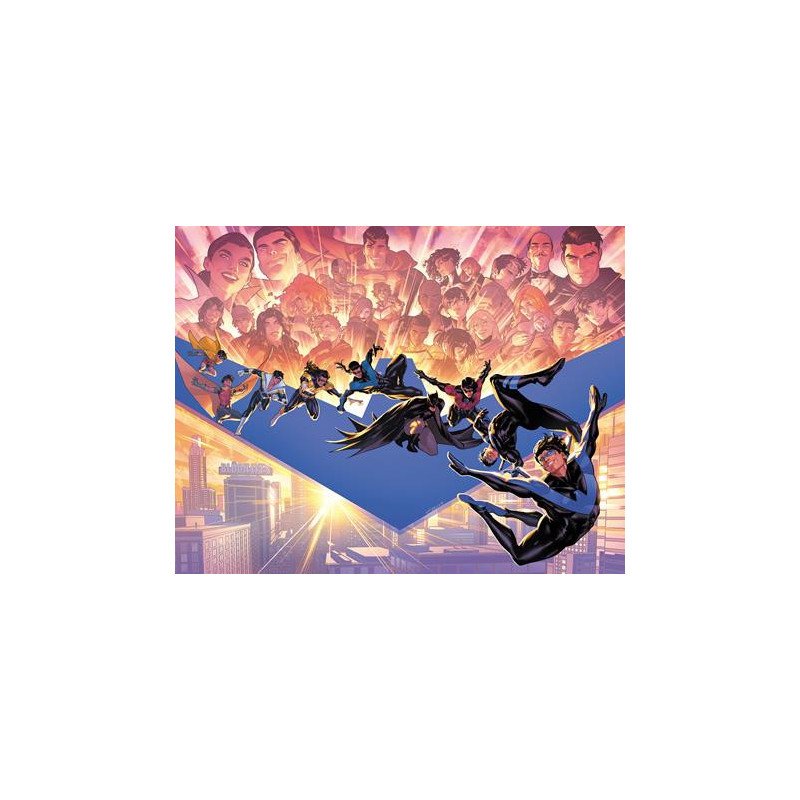 NIGHTWING  100 CVR B JAMAL CAMPBELL WRAPAROUND CARD STOCK VAR