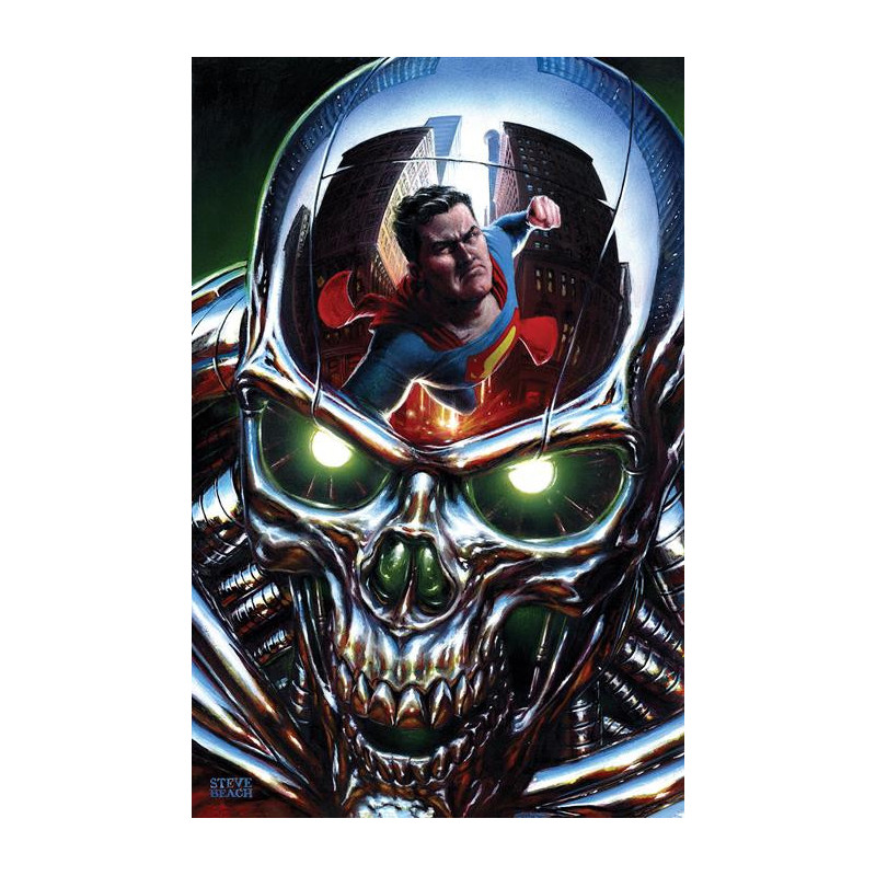 ACTION COMICS  1051 CVR B STEVE BEACH CARD STOCK VAR