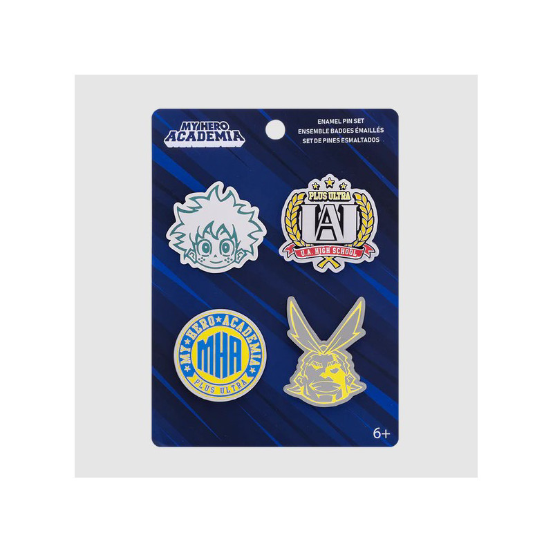 UA HIGH 4 PACK PIN SET FUNKO LF MY HERO ACADEMIA