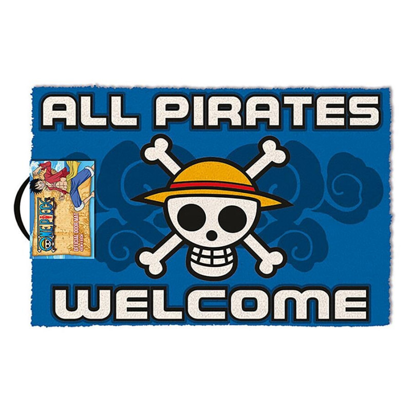 ONE PIECE ALL PIRATES WELCOME DOORMAT