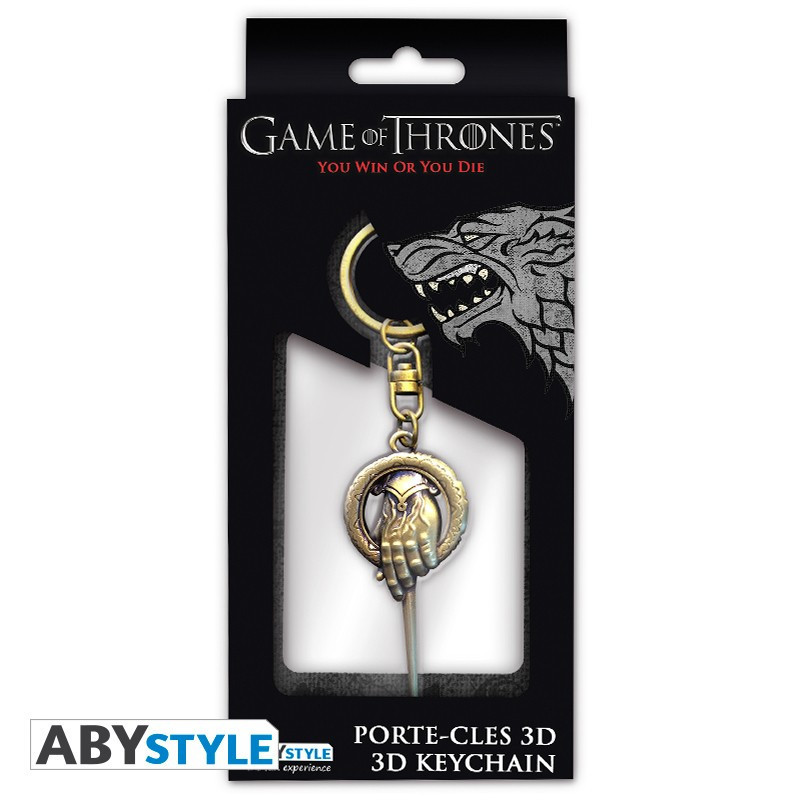 PORTECLES 3D MAIN DU ROI GAME OF THRONES