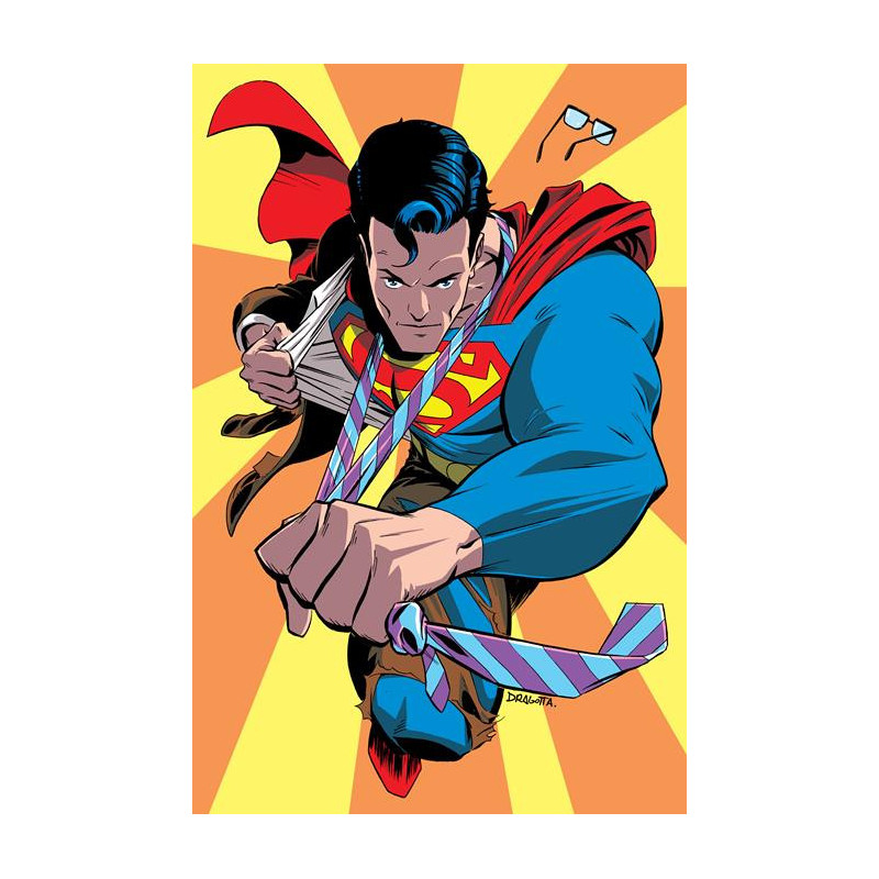 SUPERMAN  1 CVR J NICK DRAGOTTA CARD STOCK VAR