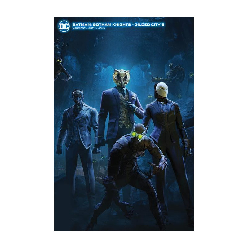 BATMAN GOTHAM KNIGHTS GILDED CITY  5  OF 6  CVR C VIDEO GAME CARD STOC
