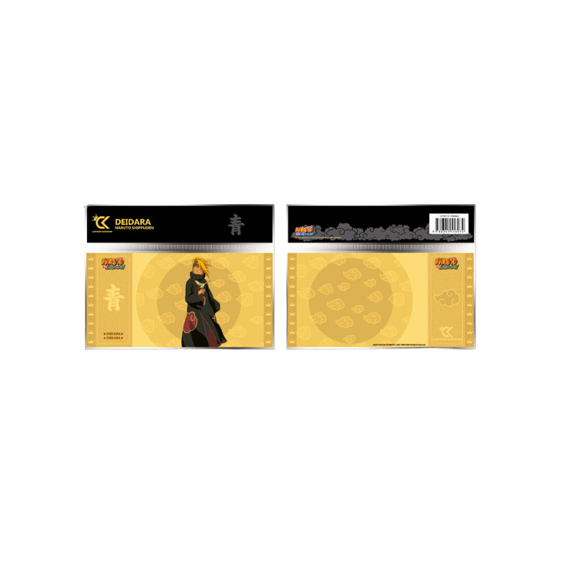 DEIDARA NARUTO SHIPPUDEN GOLDEN TICKET COL 2