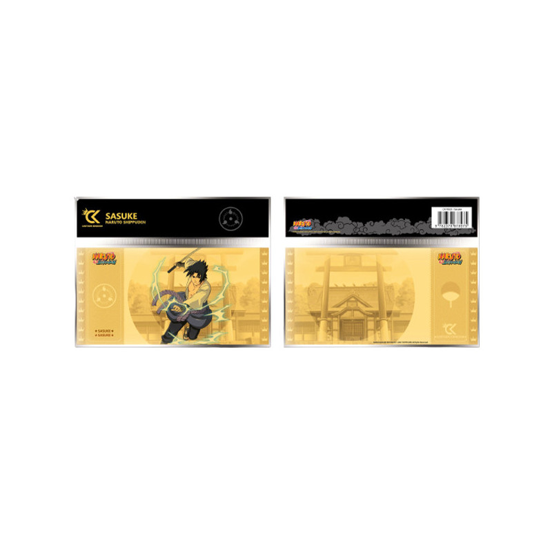 SASUKE NARUTO SHIPPUDEN GOLDEN TICKET COL 1