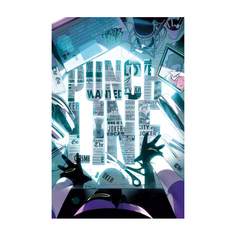 PUNCHLINE THE GOTHAM GAME  6  OF 6  CVR C SIMONE DI MEO CARD STOCK VAR