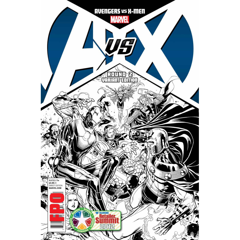 DCD SUMMIT 2012 AVENGERS VS XMEN 2  OF 12  INKED VAR