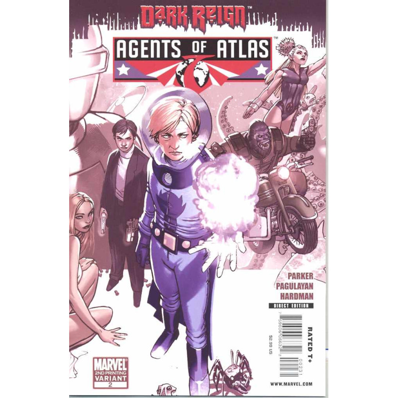 AGENTS OF ATLAS 2 2ND PTG BACHALO VAR  PP  859 