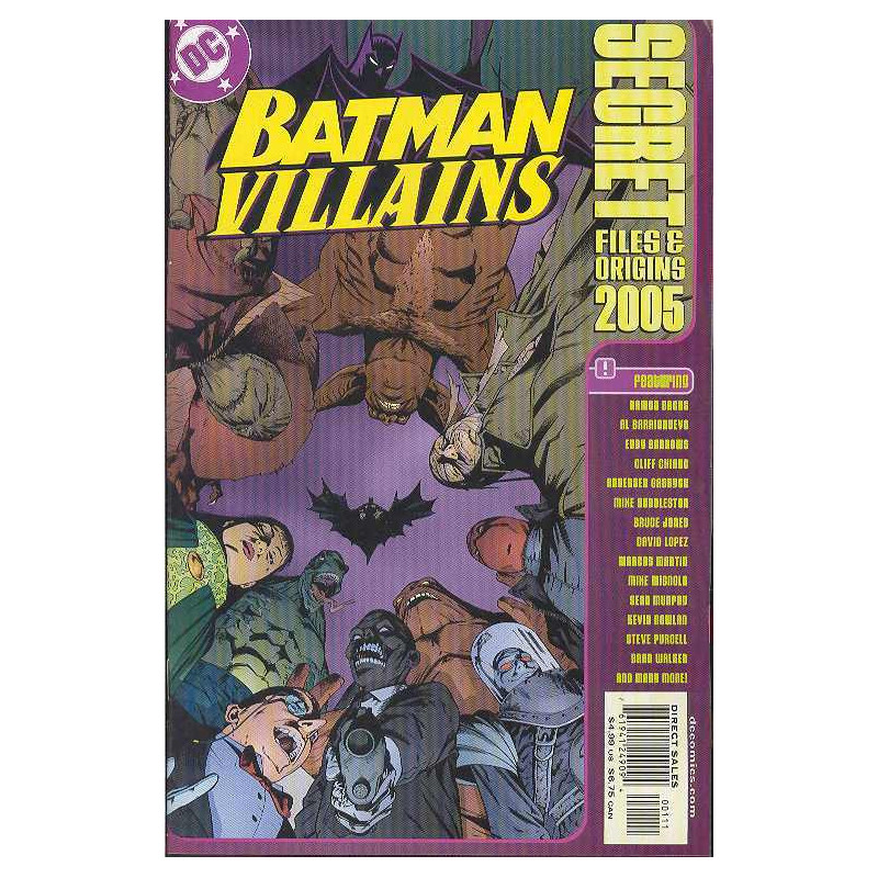 BATMAN VILLAINS SECRET FILES 2005