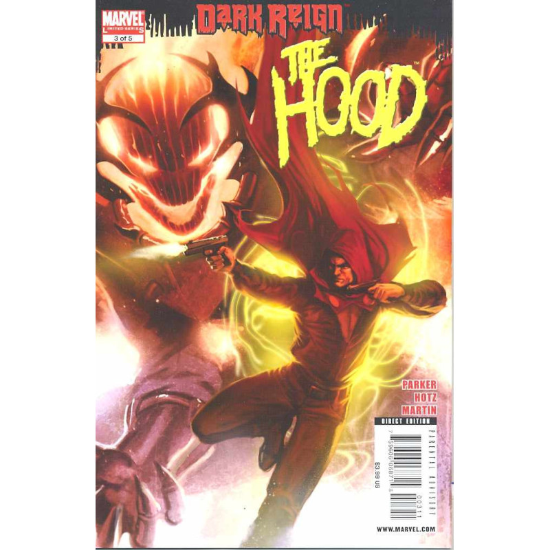DARK REIGN HOOD 3  OF 5  DKR