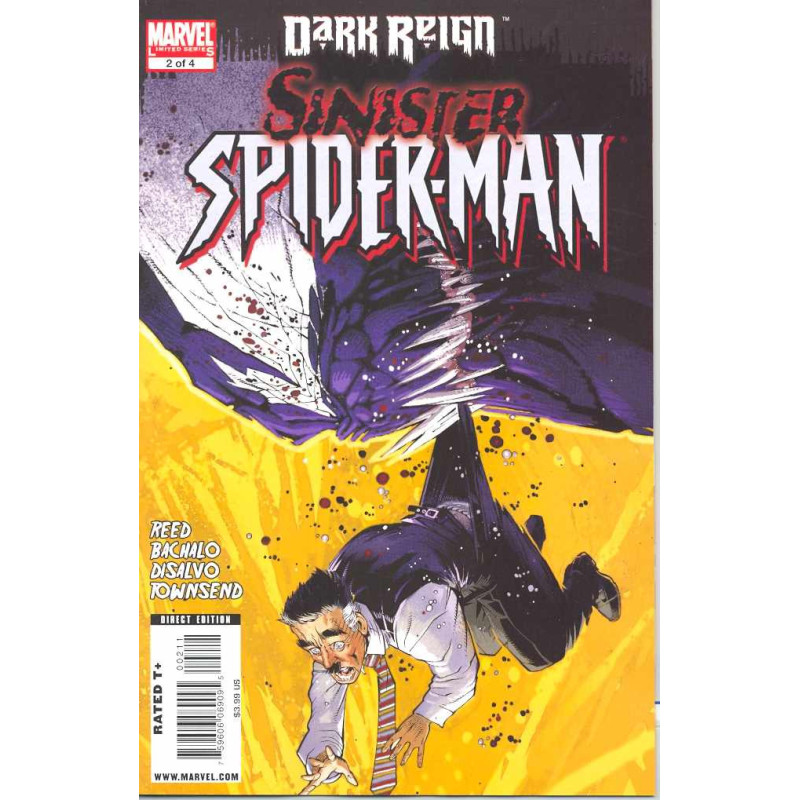 DARK REIGN SINISTER SPIDERMAN 2  OF 4  DKR