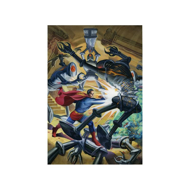 SUPERMAN  3 CVR F STEVE RUDE SUPERMAN CARD STOCK VAR