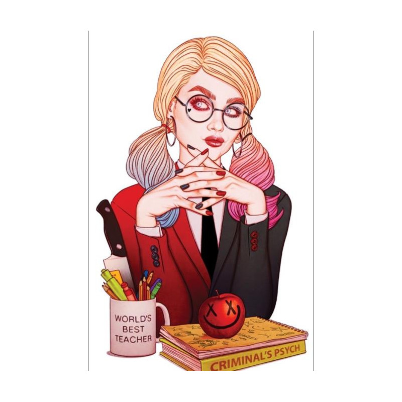 HARLEY QUINN  29 CVR B JENNY FRISON CARD STOCK VAR