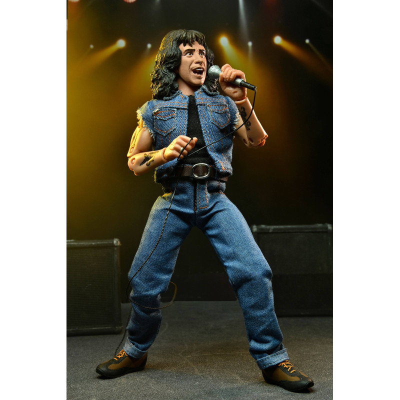 BON SCOTT HIGHWAY TO HELL AC DC FIGURINE CLOTHED 20 CM