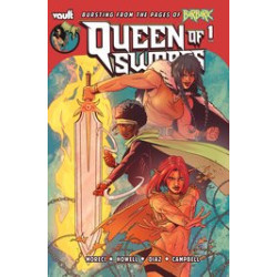 QUEEN OF SWORDS BARBARIC STORY  1 CVR A HOWELL   DIAZ