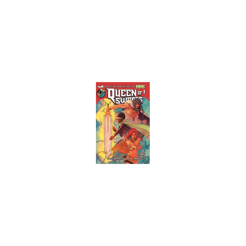 QUEEN OF SWORDS BARBARIC STORY  1 CVR A HOWELL   DIAZ