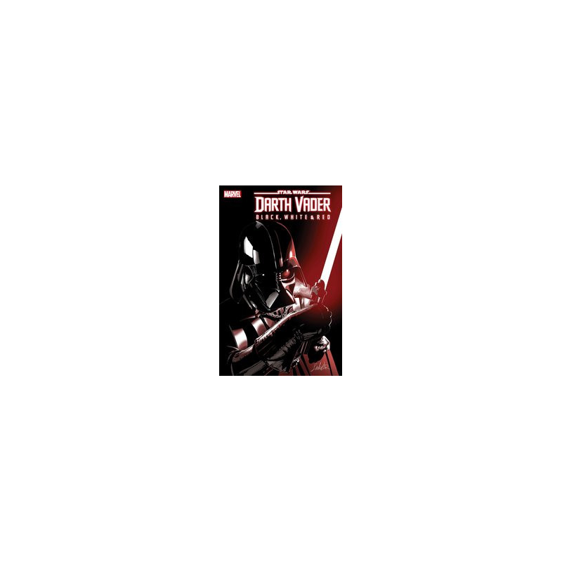 STAR WARS DARTH VADER BLACK WHITE AND RED  2 LAROCCA VAR