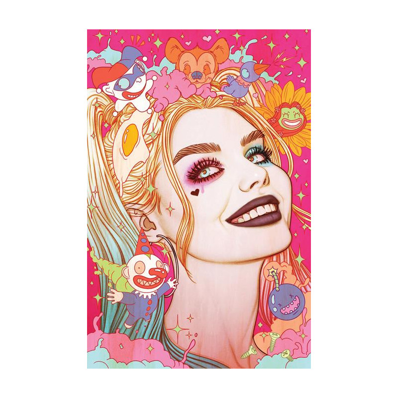 HARLEY QUINN  30 CVR B JENNY FRISON CARD STOCK VAR