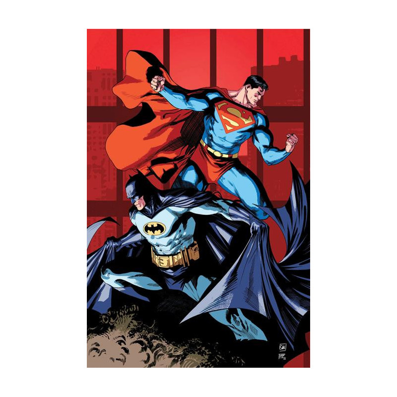 BATMAN SUPERMAN WORLDS FINEST  15 CVR B DANIEL SAMPERE   BRUNO REDONDO