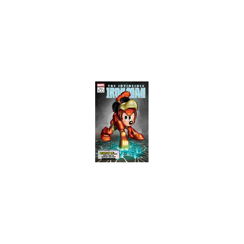 AMAZING SPIDERMAN  27 SCIARRONE DISNEY100 INV IRON MAN VAR