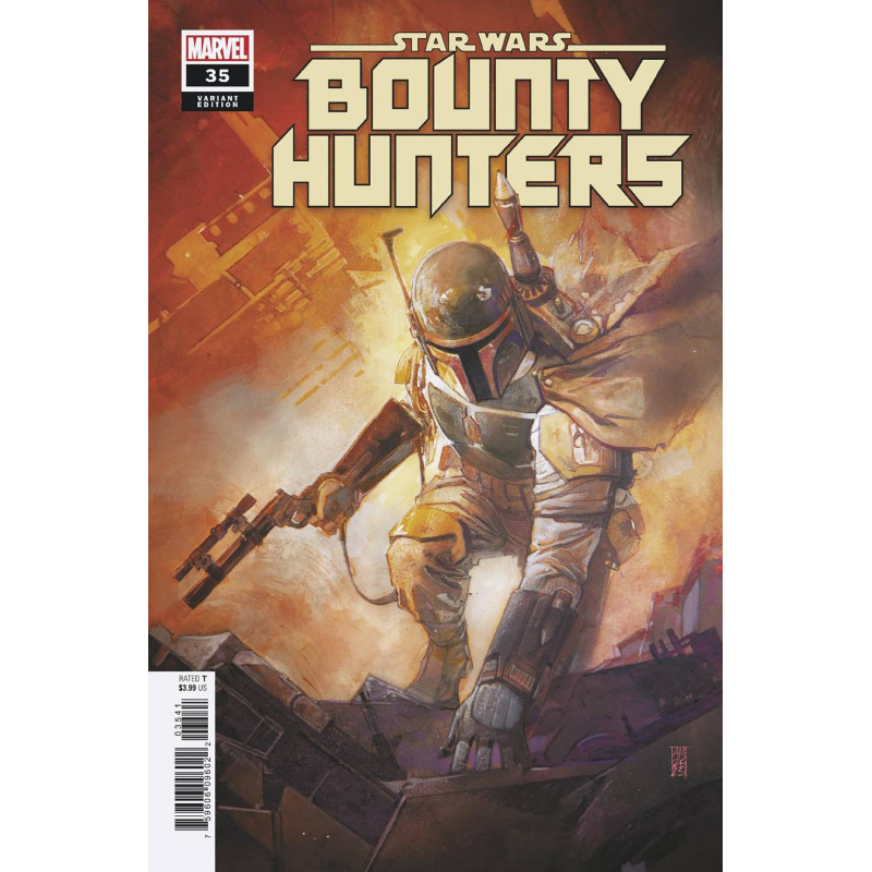 STAR WARS BOUNTY HUNTERS  35 ALEX MALEEV BOBA FETT VAR