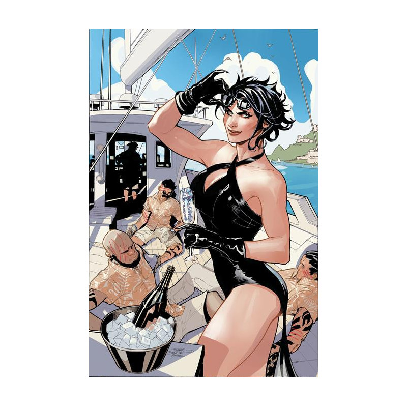 CATWOMAN  56 CVR D TERRY DODSON   RACHEL DODSON SWIMSUIT CARD STOCK VA