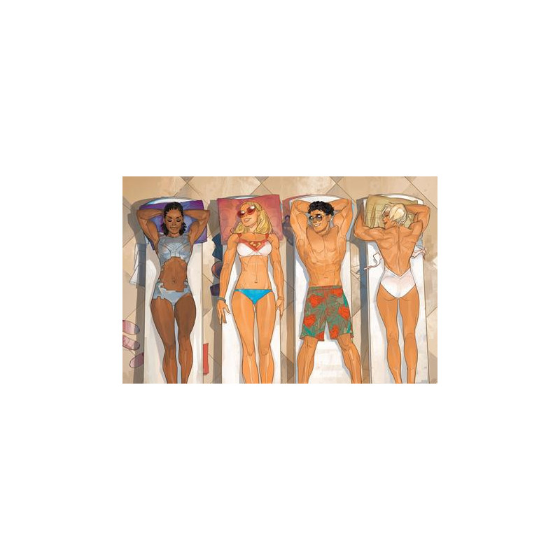 ACTION COMICS  1056 CVR E OTTO SCHMIDT SWIMSUIT 1 CARD STOCK VAR