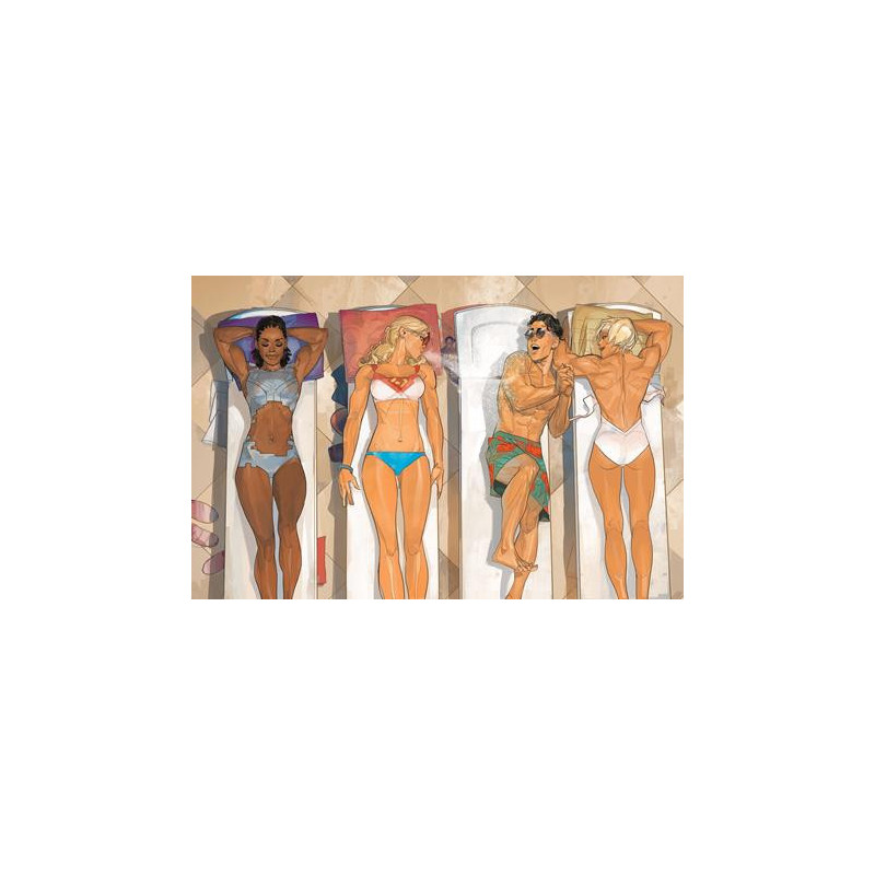 ACTION COMICS  1056 CVR F OTTO SCHMIDT SWIMSUIT 2 CARD STOCK VAR