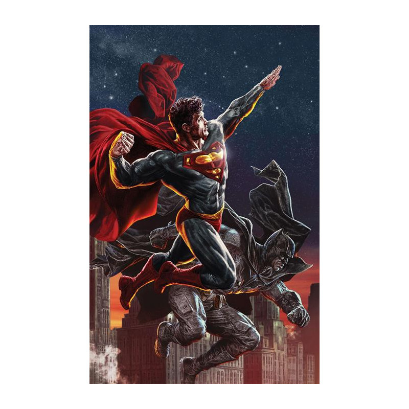 BATMAN SUPERMAN WORLDS FINEST  16 CVR B LEE BERMEJO CARD STOCK VAR