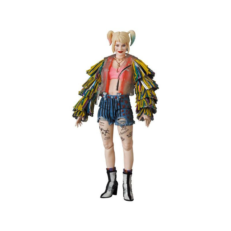 HARLEY QUINN CAUTION TAPE JACKET VER BIRDS OF PREY FIGURINE MAF EX 15 