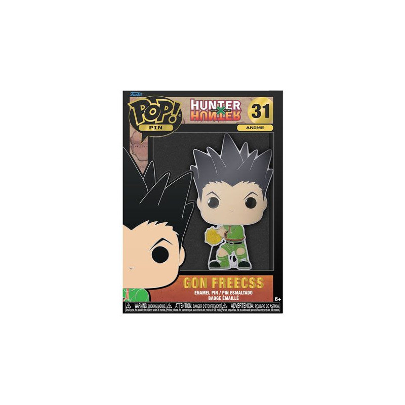 HUNTER X HUNTER POP PIN PIN S EMAILLE GON FREECSS 10 CM