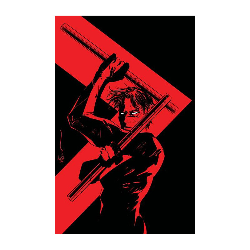 KNIGHT TERRORS NIGHTWING  1  OF 2  CVR D DUSTIN NGUYEN MIDNIGHT CARD S